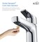 Kibi Harmony Single Handle Bathroom Vanity Sink Faucet with Pop Up Drain C-KBF1011CH-KPW100CH - alternate 7
